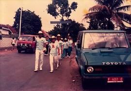 Peserta Gerak Jalan HUT KORPRI Ke XIV Tahun 1986