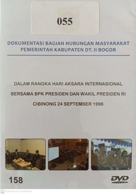 DALAM RANGKA HARI AKSARA INTERNASIONAL BERSAMA BAPAK PRESIDEN DAN WAKIL PRESIDEN REPUBLIK INDONESIA